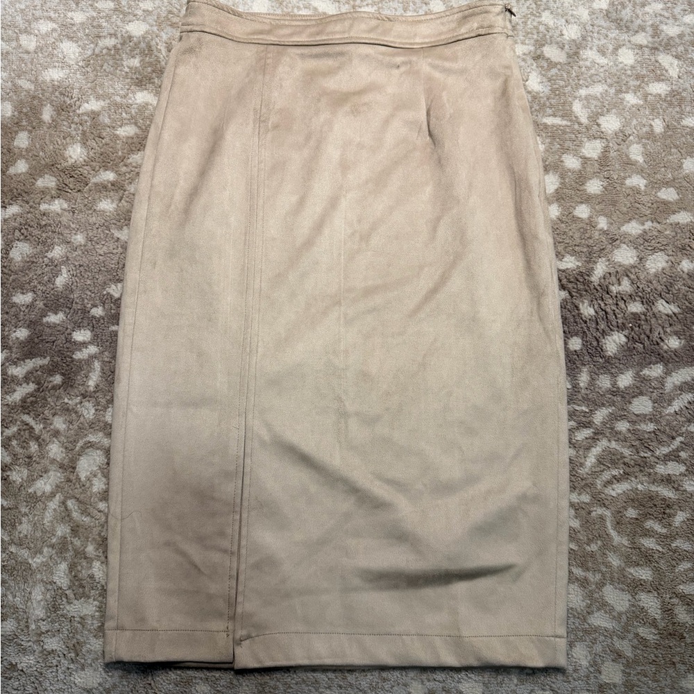Philosophy Beige Pencil Skirt